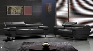 Premium XL Sofagarnitur Rebecca (3/2/1 oder 3/1/1) Leder Polstergarnitur Salottini