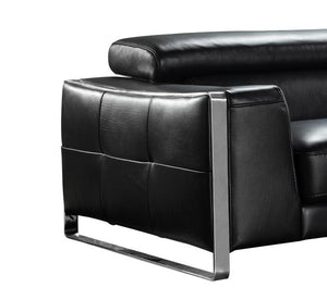 Luxus XL Sofagarnitur Andrea (3/2/1 oder 3/1/1) Leder Polstergarnitur Salottini