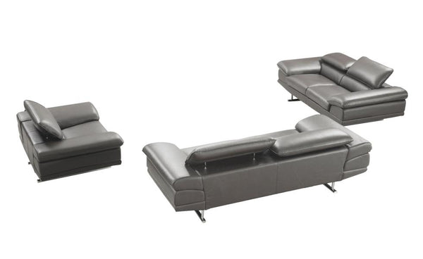 Moderne XL Sofagarnitur Bassano 3/2/1 Leder Polstergarnitur von Salottini