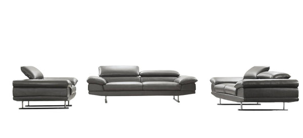 Moderne XL Sofagarnitur Bassano 3/2/1 Leder Polstergarnitur von Salottini