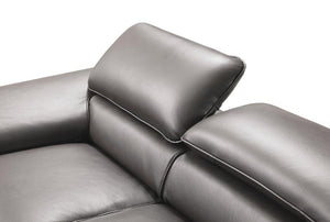 Designer Sofa Bassano 3-Sitzer Leder Couch Salottini Sonderpreis