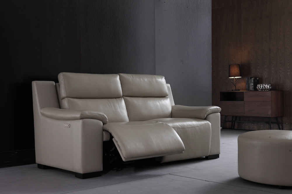 Elektro Recliner Sofagarnitur Capri (3/2/1 oder 3/1/1) Leder Salottini MIT Motoren