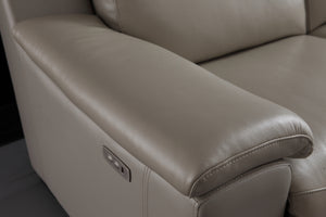 Elektro Recliner Sofagarnitur Capri (3/2/1 oder 3/1/1) Leder Salottini MIT Motoren