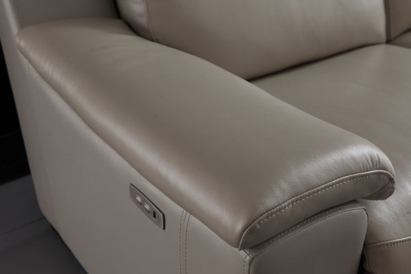 Elektro Recliner Sofagarnitur Capri (3/2/1 oder 3/1/1) Leder Salottini MIT Motoren