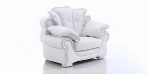 Luxus XL Sofagarnitur Nico (3/2/1 oder 3/1/1) Leder Polstergarnitur Salottini mit VIDEO