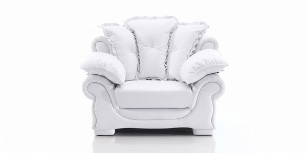 Luxus XL Sofagarnitur Nico (3/2/1 oder 3/1/1) Leder Polstergarnitur Salottini mit VIDEO