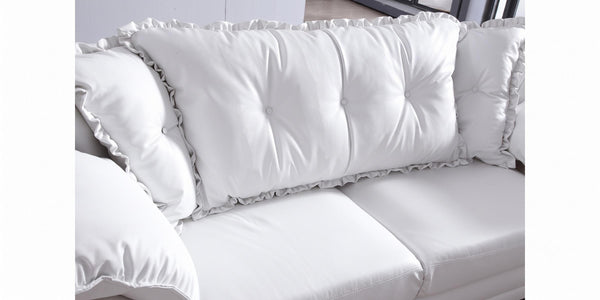 Luxus XL Sofagarnitur Nico (3/2/1 oder 3/1/1) Leder Polstergarnitur Salottini mit VIDEO