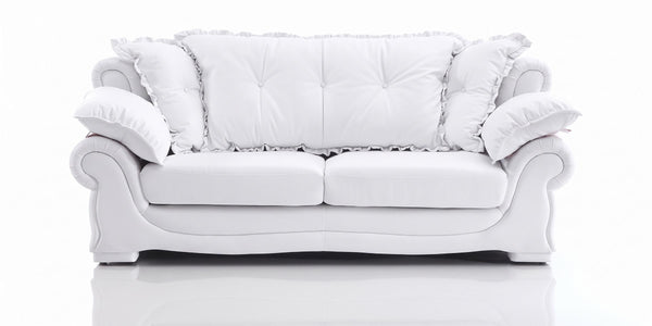 Luxus XL Sofagarnitur Nico (3/2/1 oder 3/1/1) Leder Polstergarnitur Salottini mit VIDEO