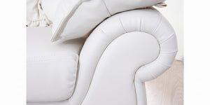 Luxus XL Sofagarnitur Nico (3/2/1 oder 3/1/1) Leder Polstergarnitur Salottini mit VIDEO
