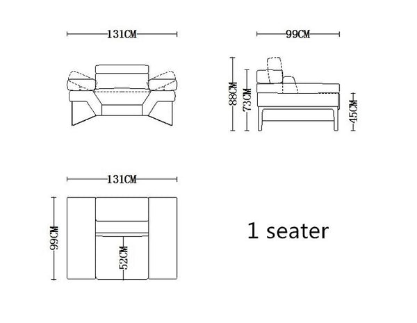 Sofagarnitur Raphaela (3/2/1 oder 3/1/1) Leder Polstergarnitur Salottini Sonderpreis
