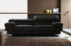 Designer XL Sofa Rebecca 3-Sitzer Leder Couch Salottini Sonderpreis
