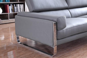 Designer XL Sofa Turin 3-Sitzer Leder Couch Salottini Sonderpreis