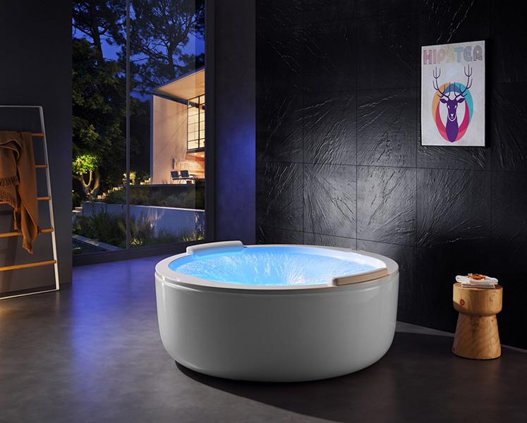 2 Personen Designer Whirlpool 161x161 Queensland Badewanne Sonderpreis