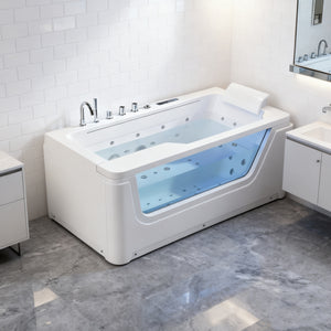 SOFORT LIEFERBAR (Indoor) Whirlpool 170x90 Adelaide 2 Badewanne SONDERPREIS (weiß)