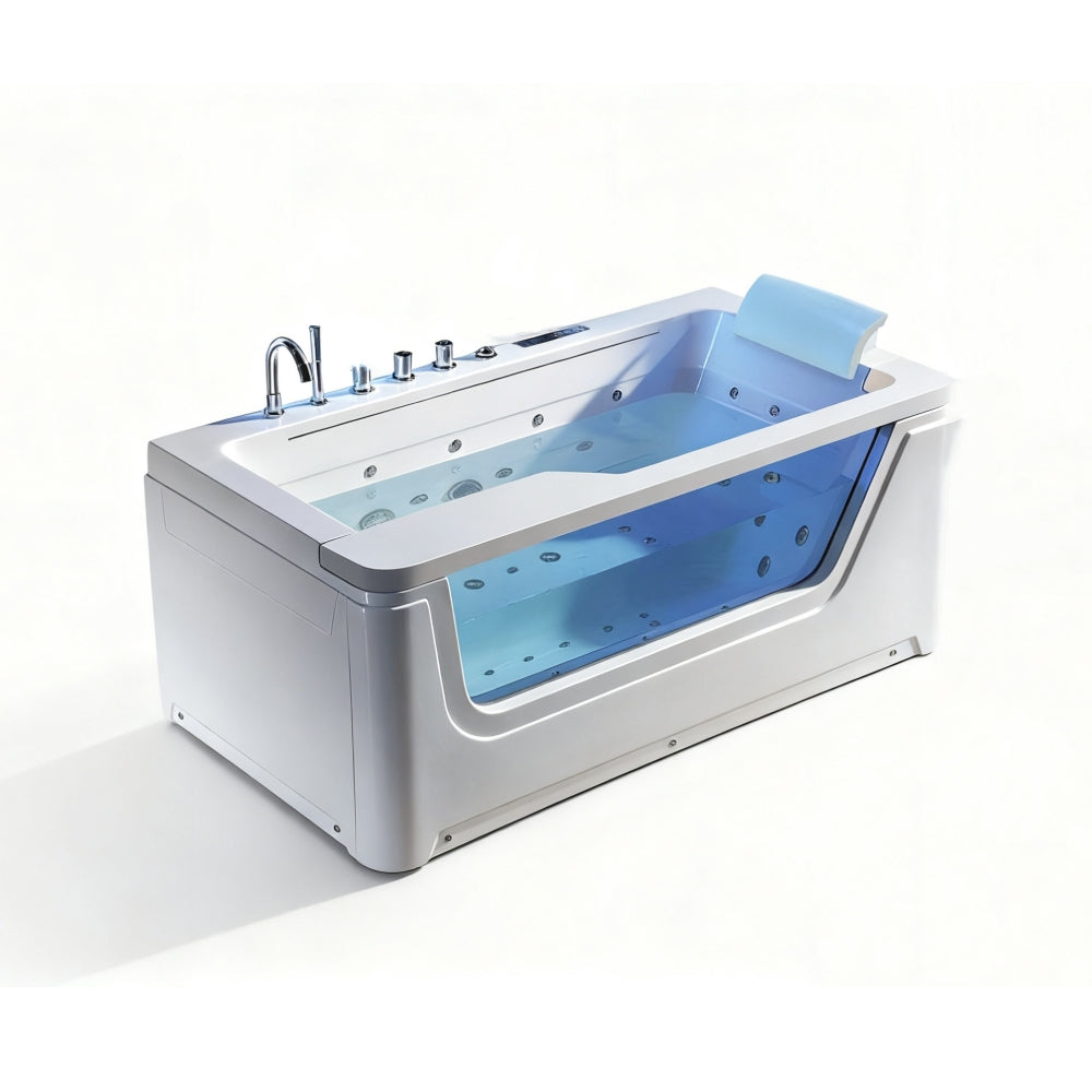 SOFORT LIEFERBAR 1 Person Whirlpool 170x90 Adelaide 2 Badewanne SONDERPREIS (weiß)