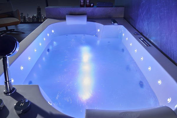 Edler 2 Per: Whirlpool Florida 185x120 Badewanne Vollausstattung Whirlwanne