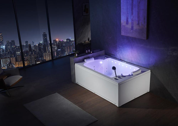 Edler 2 Per: Whirlpool Florida 185x120 Badewanne Vollausstattung Whirlwanne