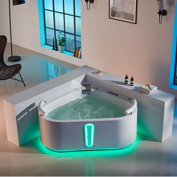 2 Personen Whirlpool 140x140 Cleveland Badewanne Whirlwanne Sonderpreis