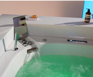 2 Personen Whirlpool 140x140 Cleveland Badewanne Whirlwanne Sonderpreis