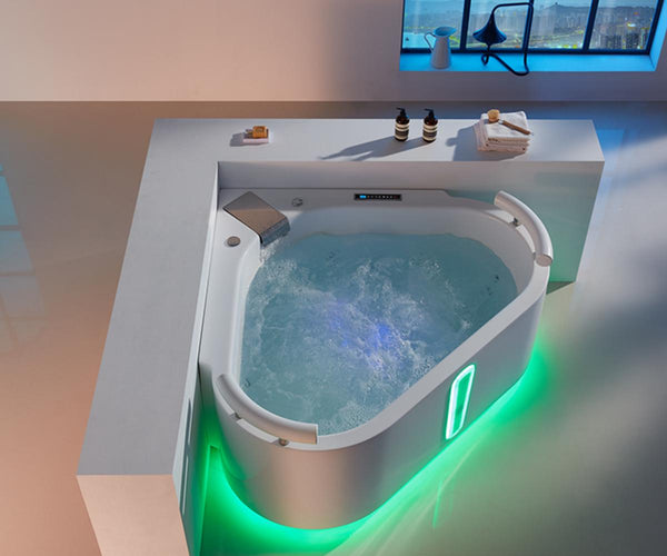 2 Personen Whirlpool 140x140 Cleveland Badewanne Whirlwanne Sonderpreis