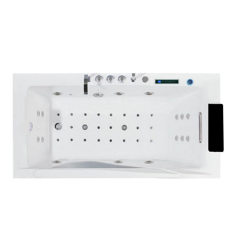 Whirlpool für 1 Person 180x90 Denver Badewanne (Bullauge) Whirlwanne Sonderpreis