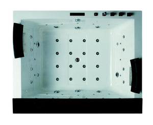 XL 2 Personen Whirlpool Jackson 190x150 Badewanne Vollausstattung (Bodeneinbau)