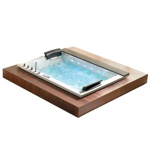 XL 2 Personen Whirlpool Jackson 190x150 Badewanne Vollausstattung (Bodeneinbau)