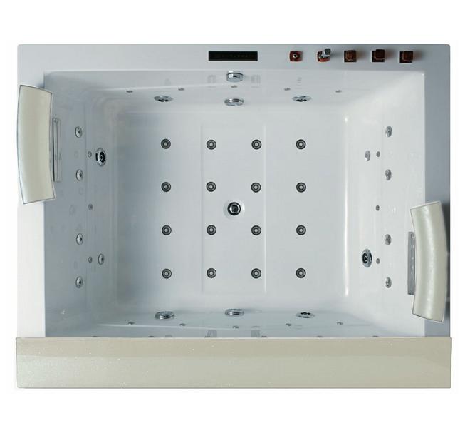 SOFORT LIEFERBAR 2 Per. Jackson Whirlpool 190x150 Badewanne (weiß) Vollausstattung