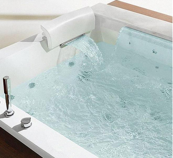 VERKÜRZTE LIEFERZEIT!  2 Personen Whirlpool Jackson 190x150 Badewanne (weiß) Vollausstattung