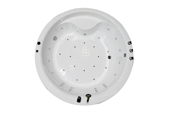 XL 2 Personen Whirlpool Nowra 180x180 Badewanne Whirlwanne freistehend