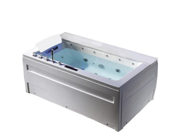 Edler 1 Personen Whirlpool Victoria 172x100 Badewanne Whirlwanne (weiß)