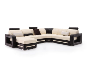 Traum XL Ecksofa Adolfo Leder Wohnlandschaft Eckcouch Salottini Sonderpreis
