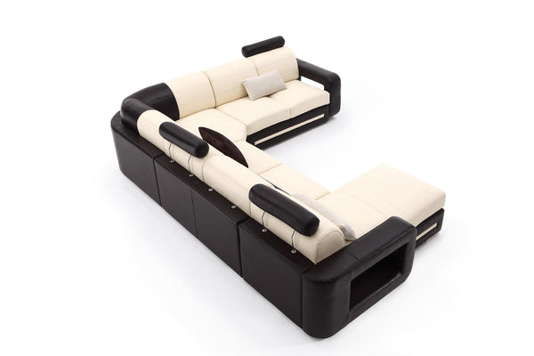 Traum XL Ecksofa Adolfo Leder Wohnlandschaft Eckcouch Salottini Sonderpreis