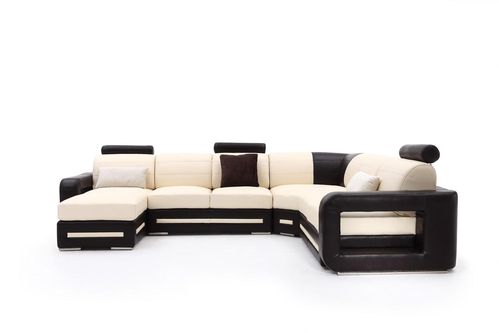 Traum XL Ecksofa Adolfo Leder Wohnlandschaft Eckcouch Salottini Sonderpreis